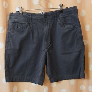 Buck Mason Mens 8" Walk Short, Gray Sz 32